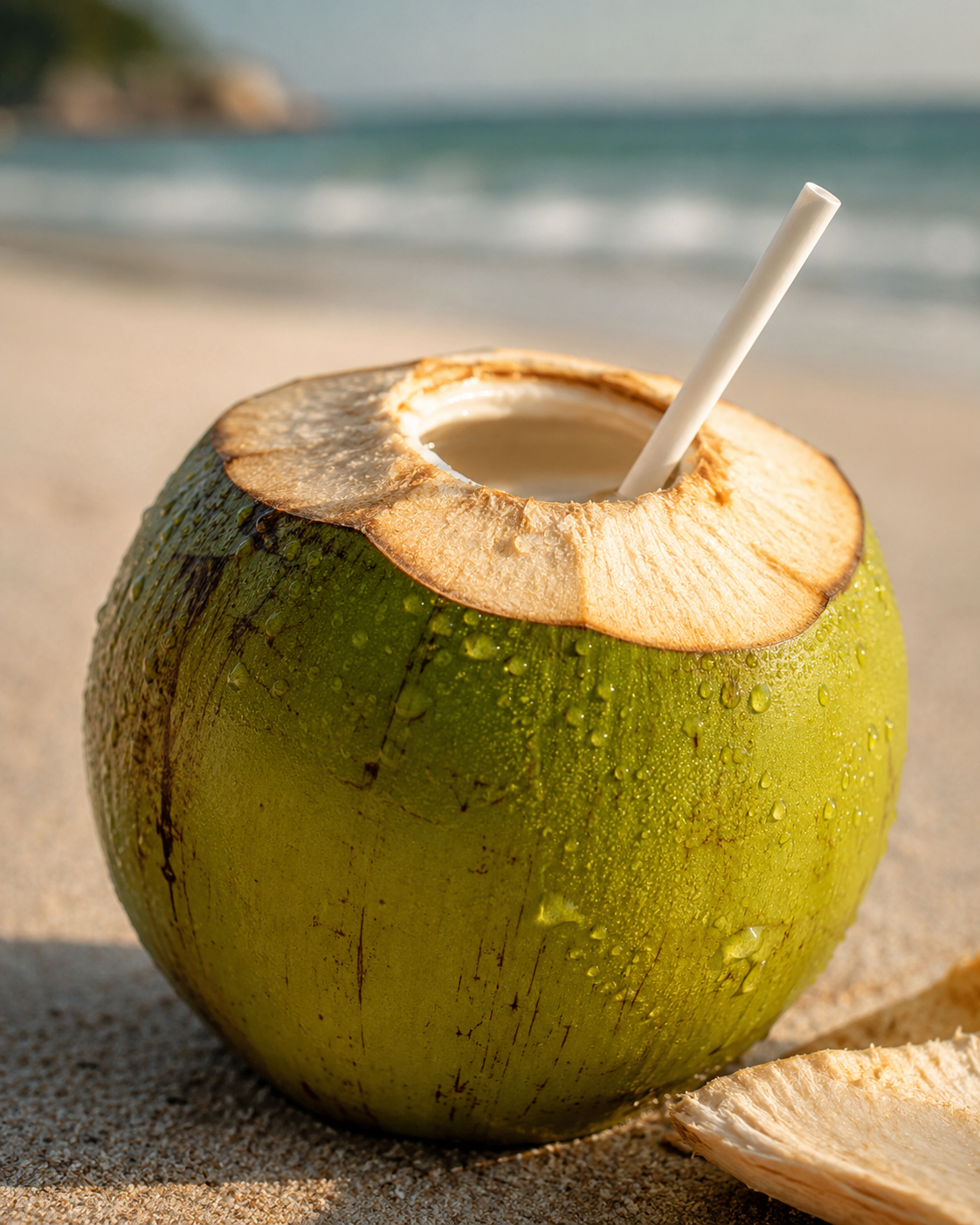 Coco verde gelado